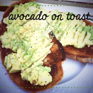 avocado on toast